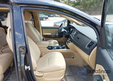 2016 Kia Sedona Lx из США, поврежденный, VIN KNDMB5C19G6171382